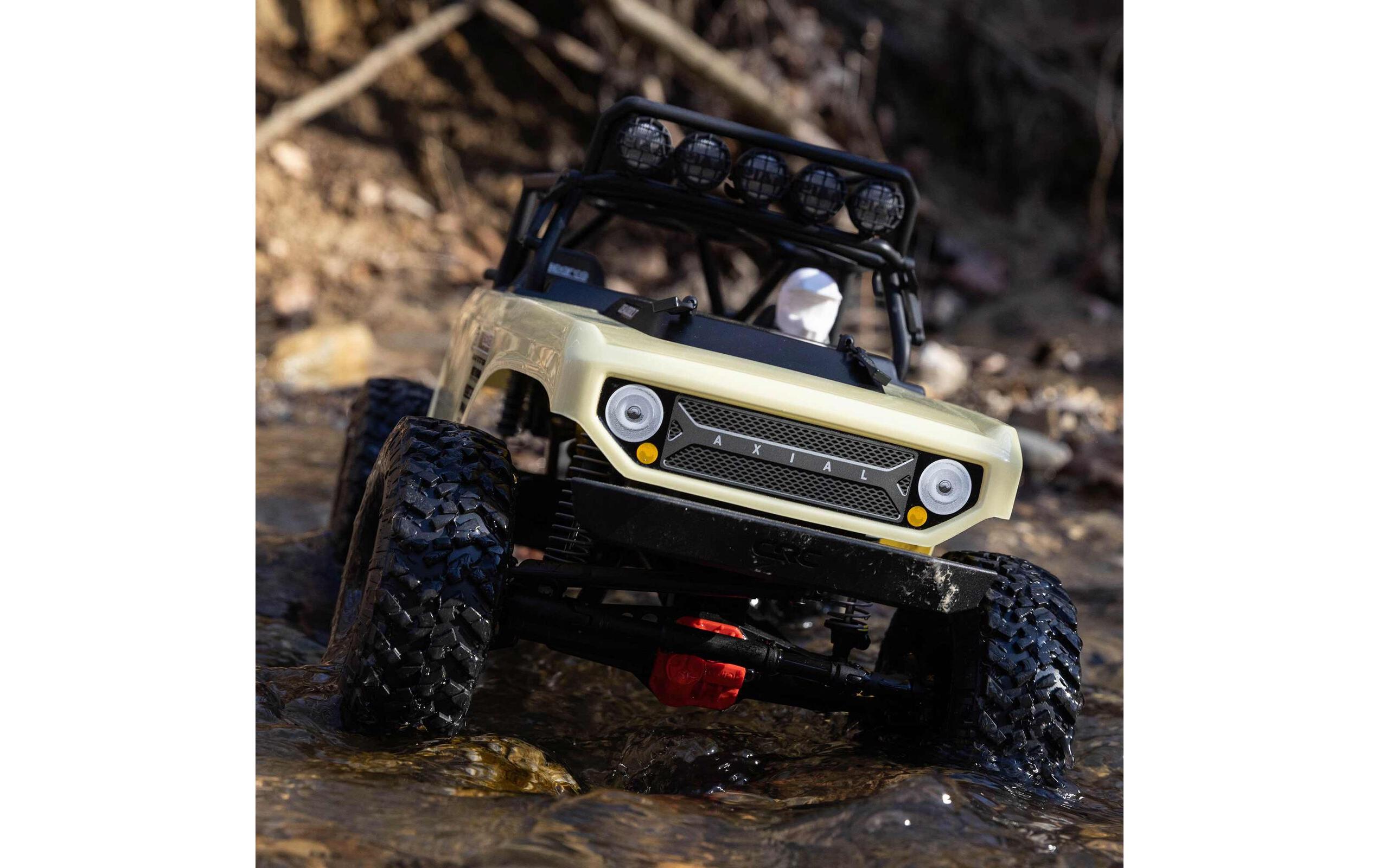 Scale Crawler SCX10 II Deadbolt, Beige ARTR, 1:10<br>Rock Crawler auf bewährtem SCX10 II Chassis mit Spektrum Technik