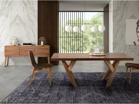 Buffet en bois de noyer 3077 ANGEL CERDA