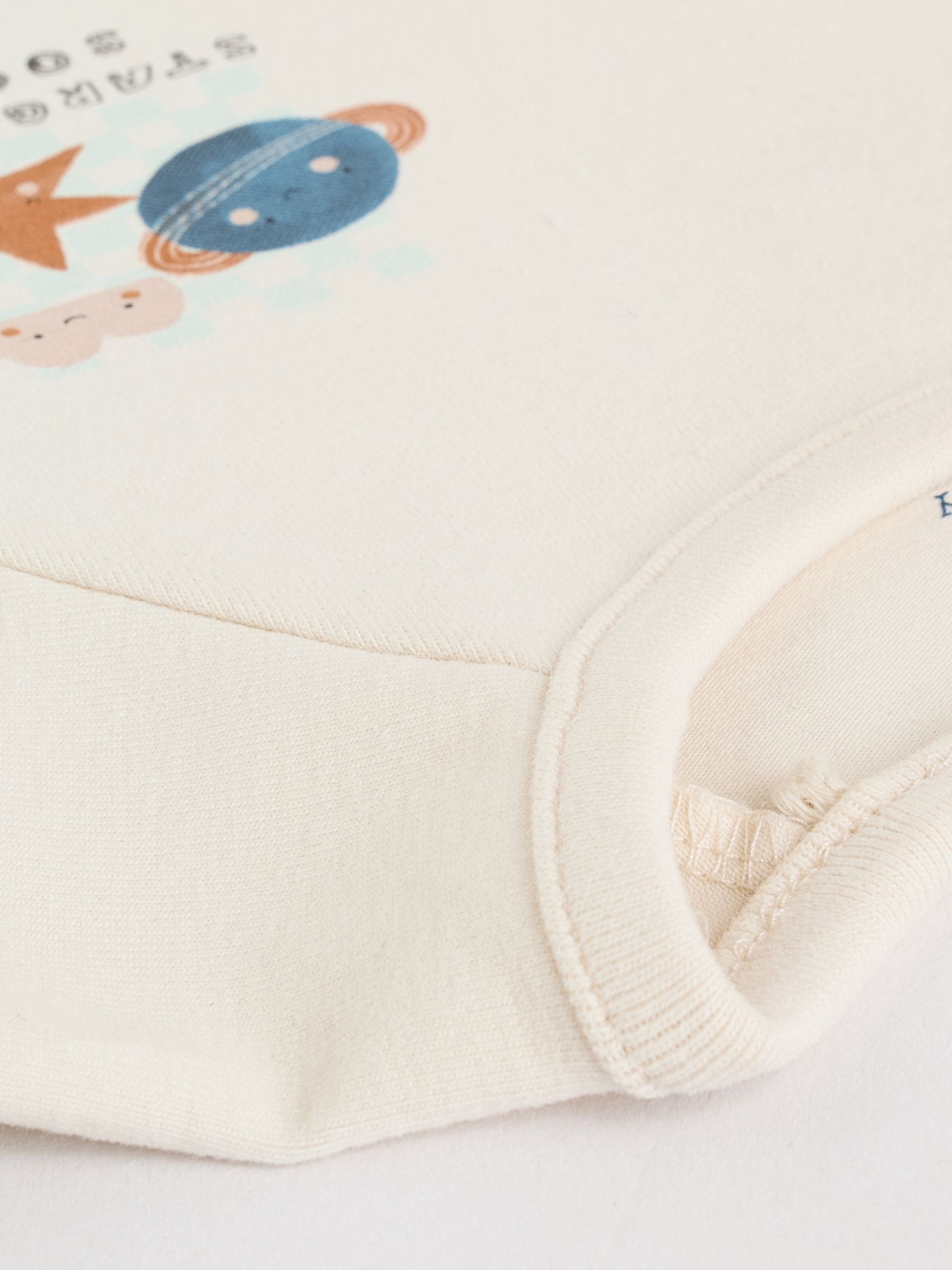 Blauw met space - Top en Leggings 2 -delige Babyset (0mnd-3jr)