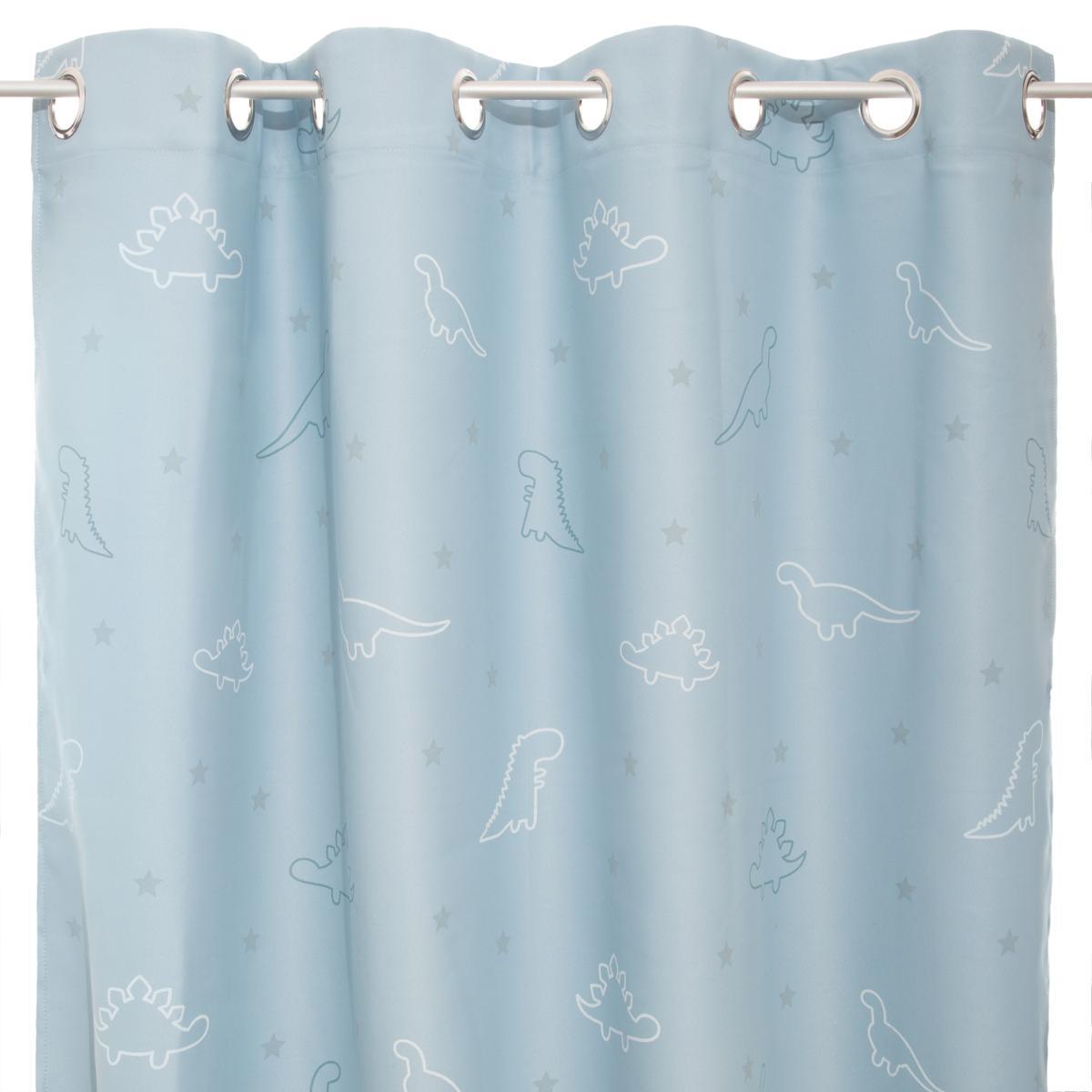 RIDEAU OCCULTANT GLOW DINO 140X250CM