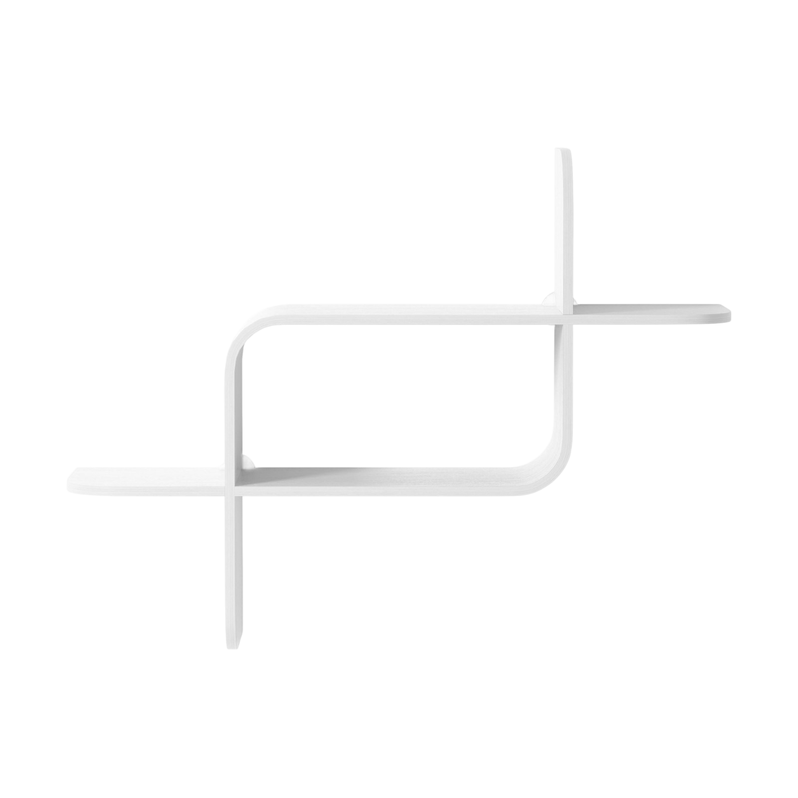 Wandregal Montage 62 x 15 x 47 cm, Weiss