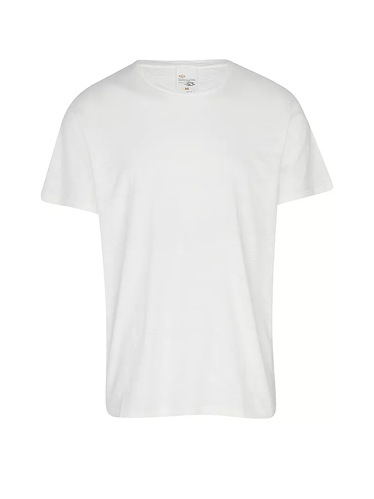 NUDIE JEANS T-Shirt ROFFE weiss