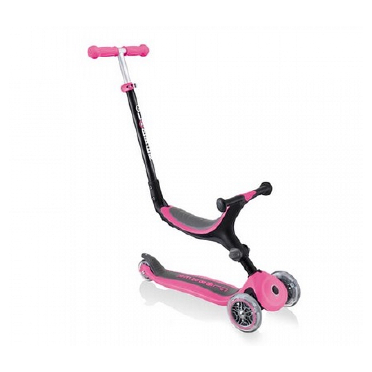 Trottinette go up pliable rose