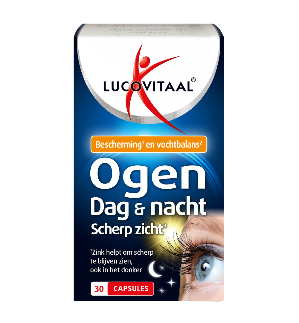 Lucovitaal Ogen Dag & Nacht Scherp Zicht (30 capsules)