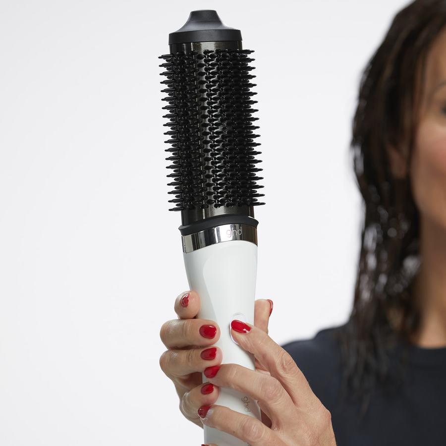 ghd Duet Blow Dry 2 in 1 Hair Dryer Brush White