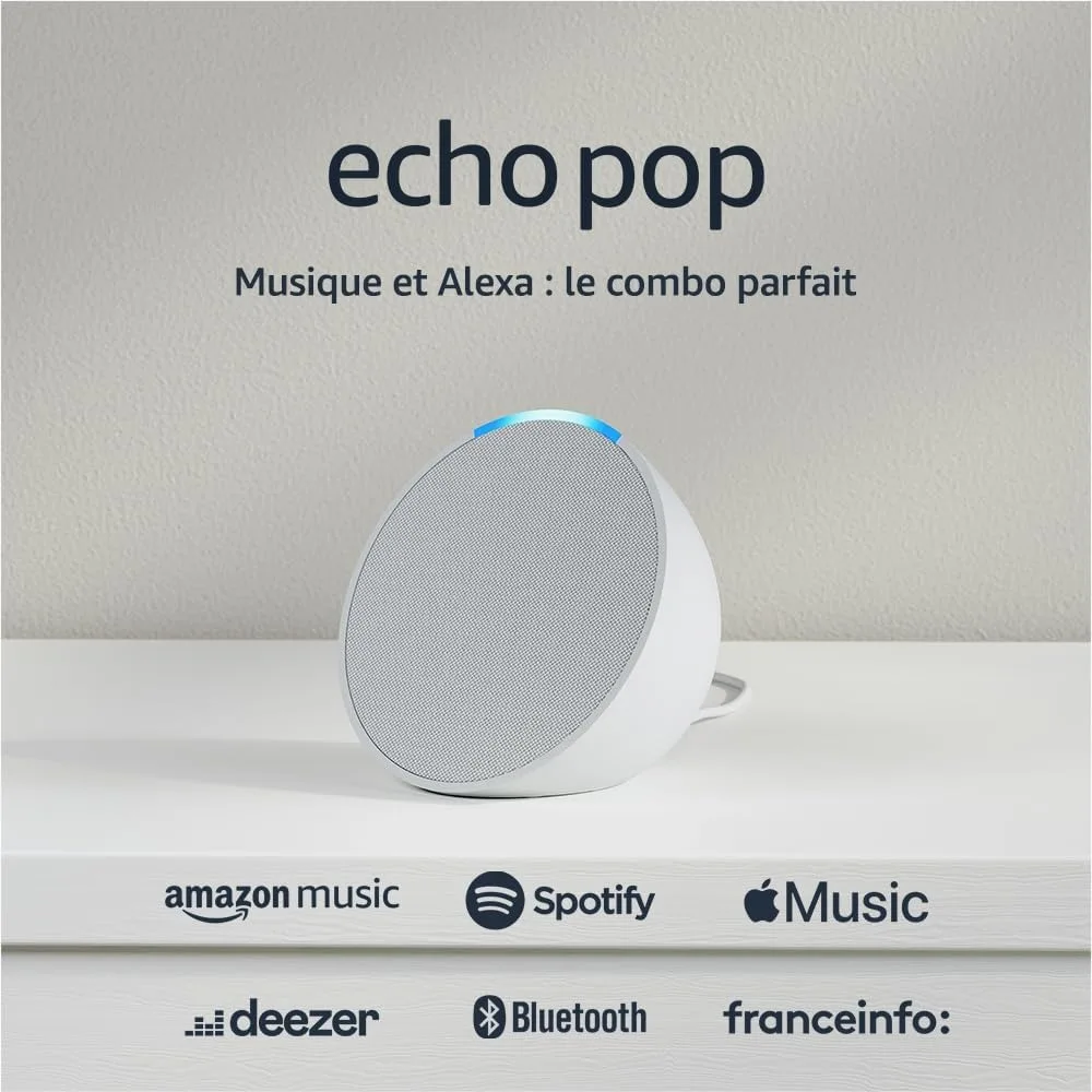 Amazon Echo Pop Blanc Enceintes connectées