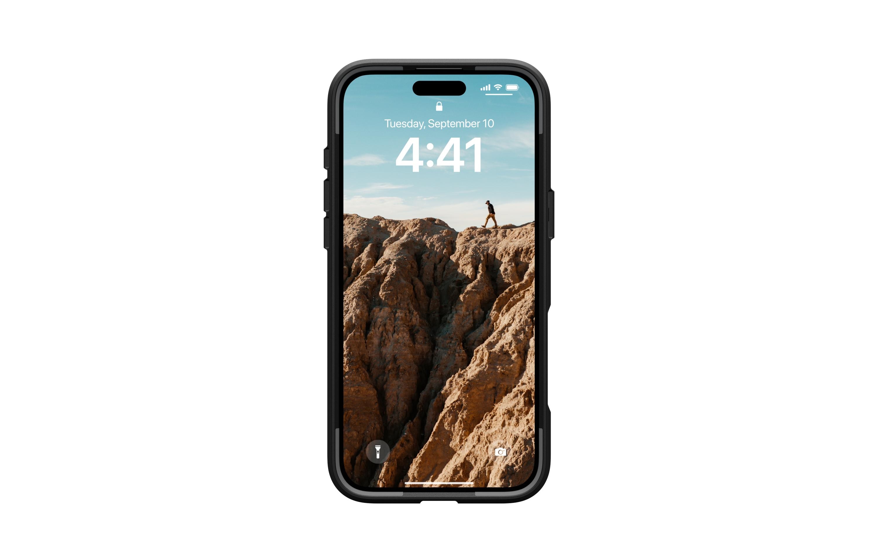 Back Cover Civilian Case iPhone 16 Plus BlackSchutzhülle für das Apple iPhone 16 Plus