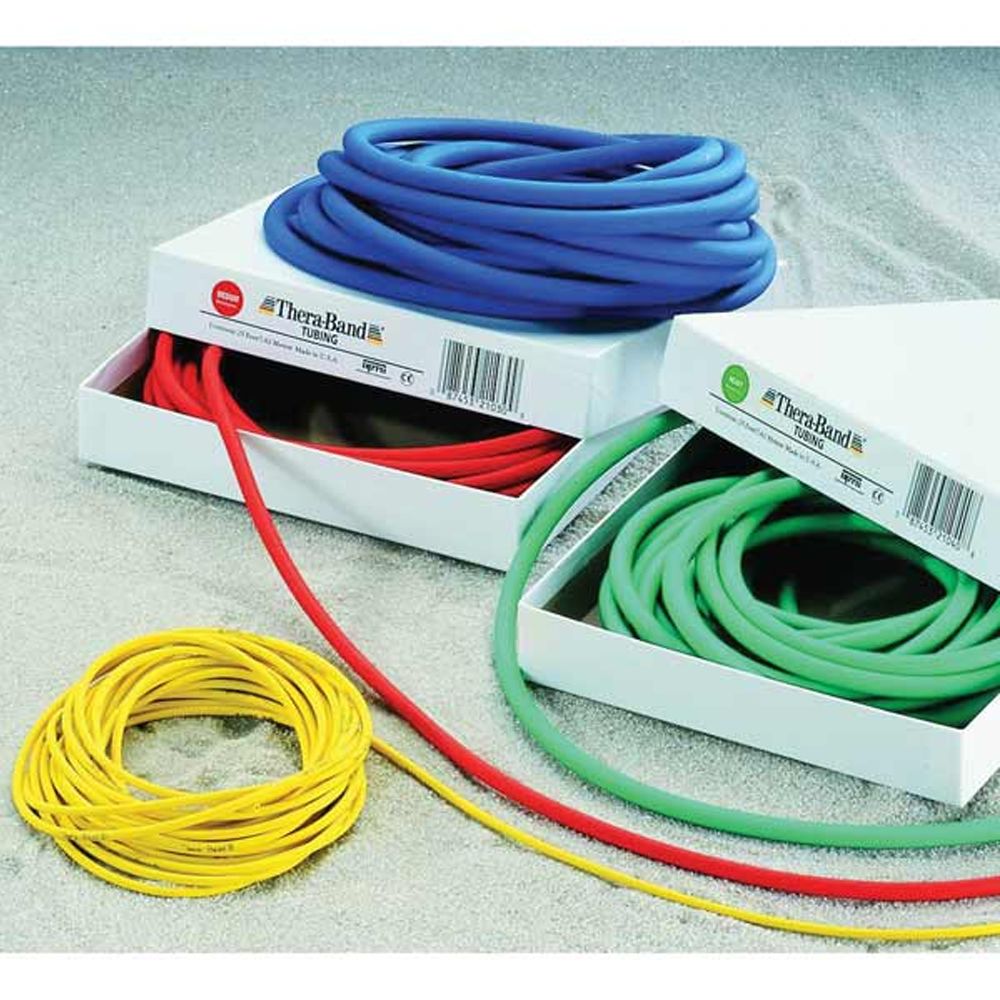 Thera-Band Tubing, stark, grün, Rolle à 7,5 m