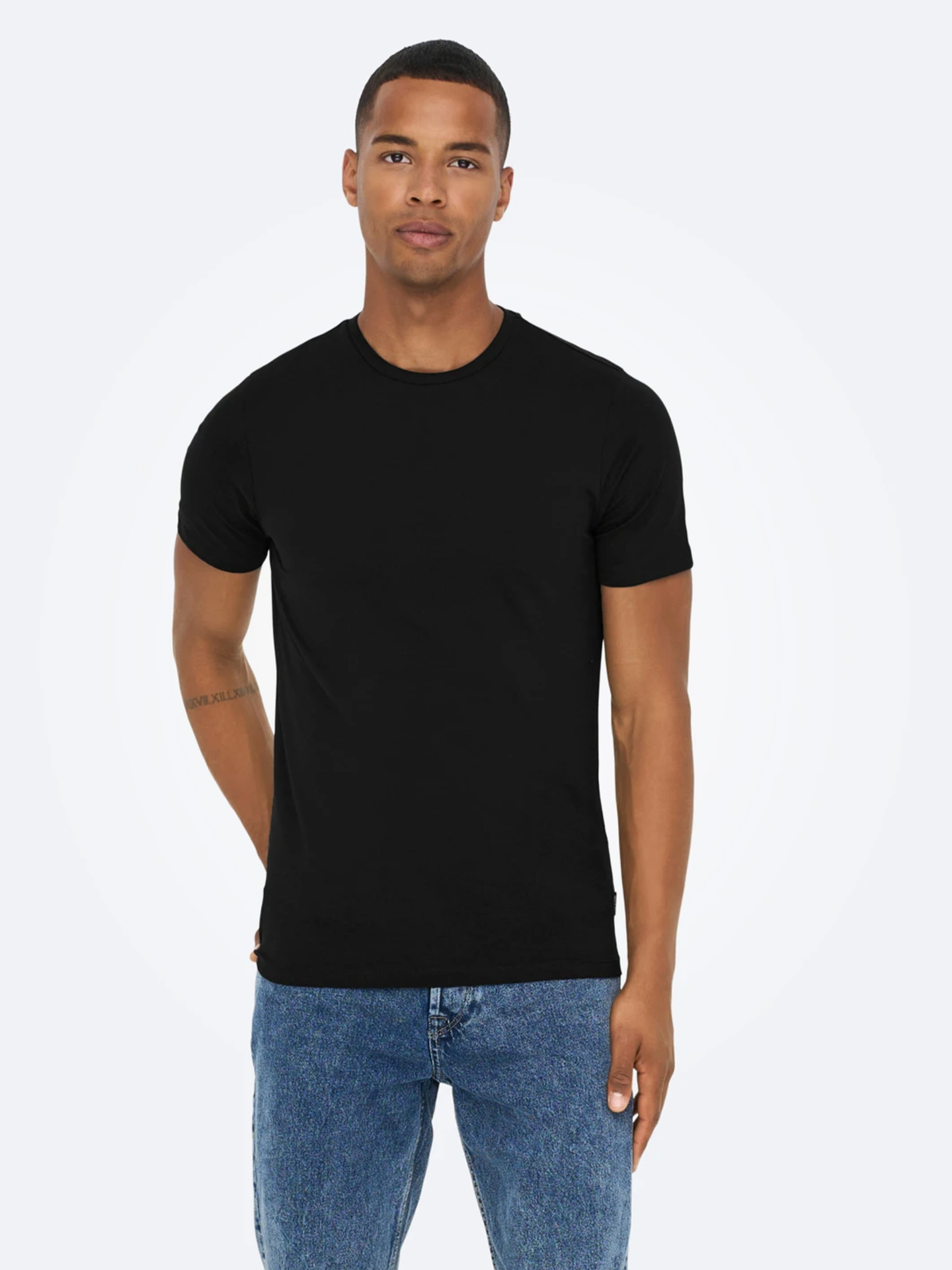 Basic Slim O-Neck 2 pack