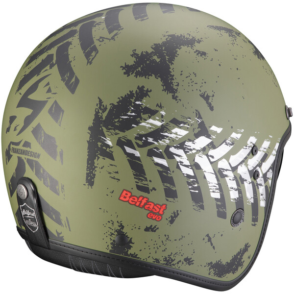 Scorpion - Casque Belfast Evo Nevada Kaki / Argent