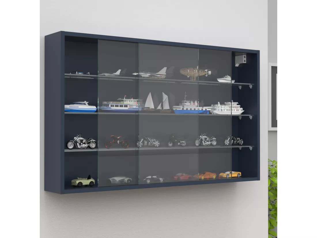 Vitrine murale suspendue en verre Drivalo XL