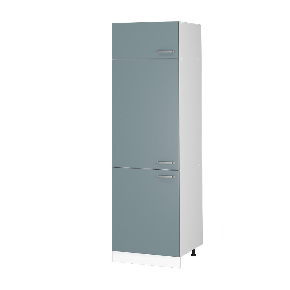 Vicco Kühlumbauschrank Küchenschrank R-Line Solid Weiß Blau Grau 60 cm modern