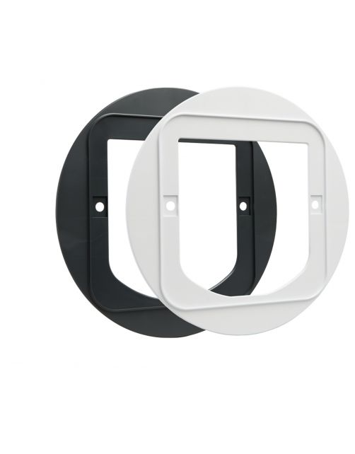 Sureflap Microchip Kattenluik Bevestigingsadapter - Kattendeur - Grijs Wit