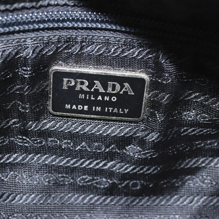 Prada Vintage Prada Tessuto Blue