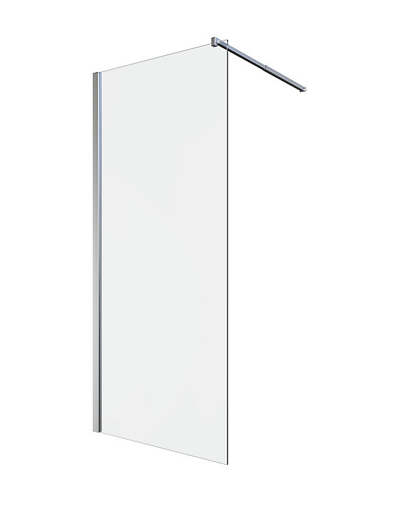 Paroi de douche à l'italienne GoodHome Beloya transparente 100 cm
