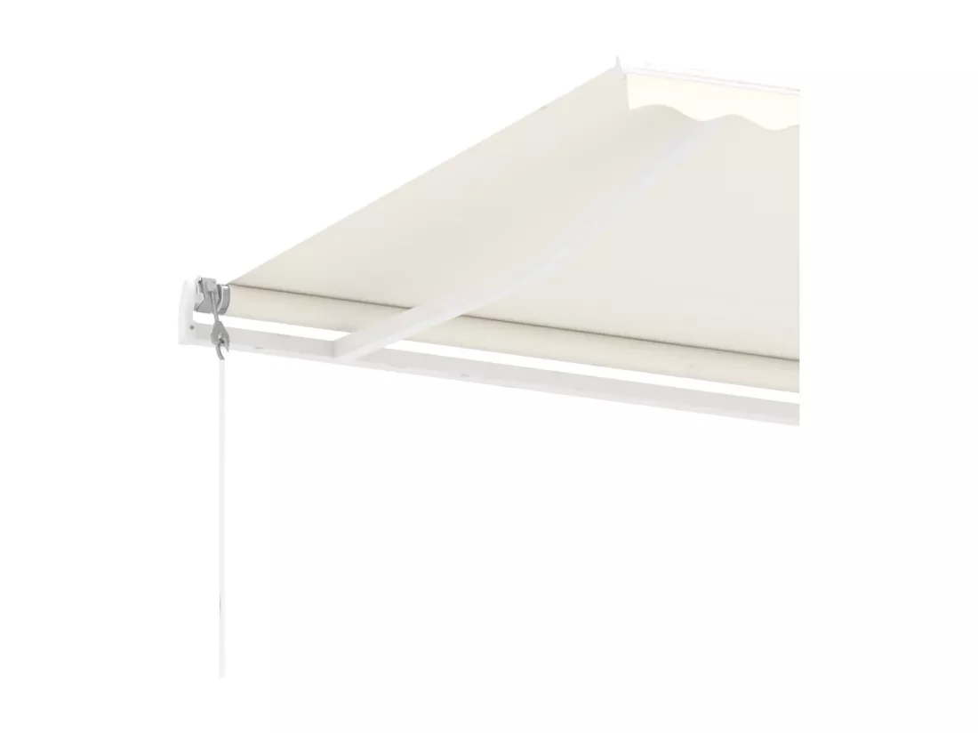 Auvent automatique sur pied 450x350 cm Crème