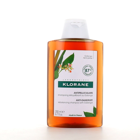 Shampooing rééquilibrant au Galanga Klorane - Cuir chevelu à pellicules