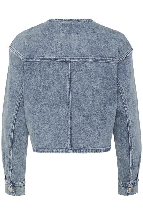 Kaffe blauwe dames jas