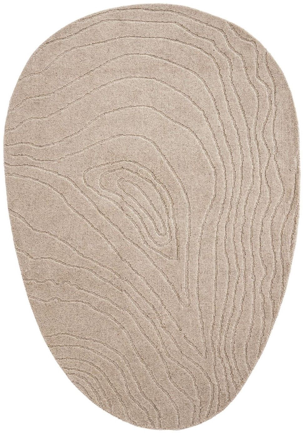 Vloerkleed 221786 - beige Pebble B190 x D290 cm