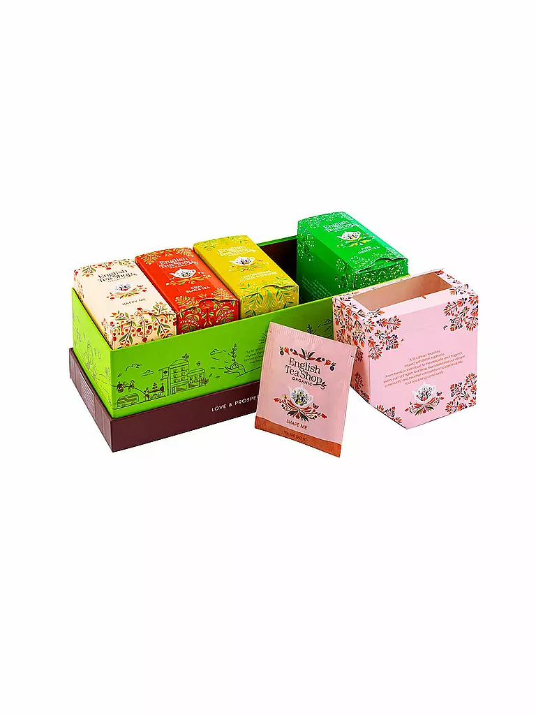 ENGLISH TEA SHOP Tee Set 40 Beutel WELLBEING FAVOURITES Bio bunt