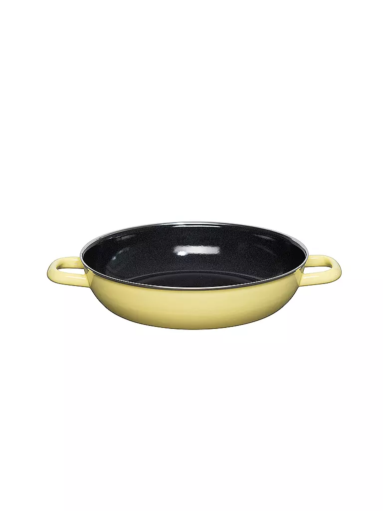 RIESS Schmorpfanne mit Deckel 28cm Lemon gelb