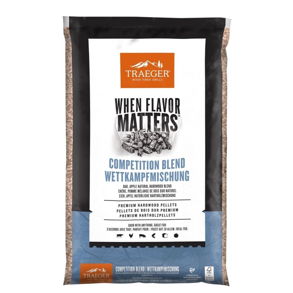 TREPELLETS TRAEGER COMPETITION BLEND 9 KG