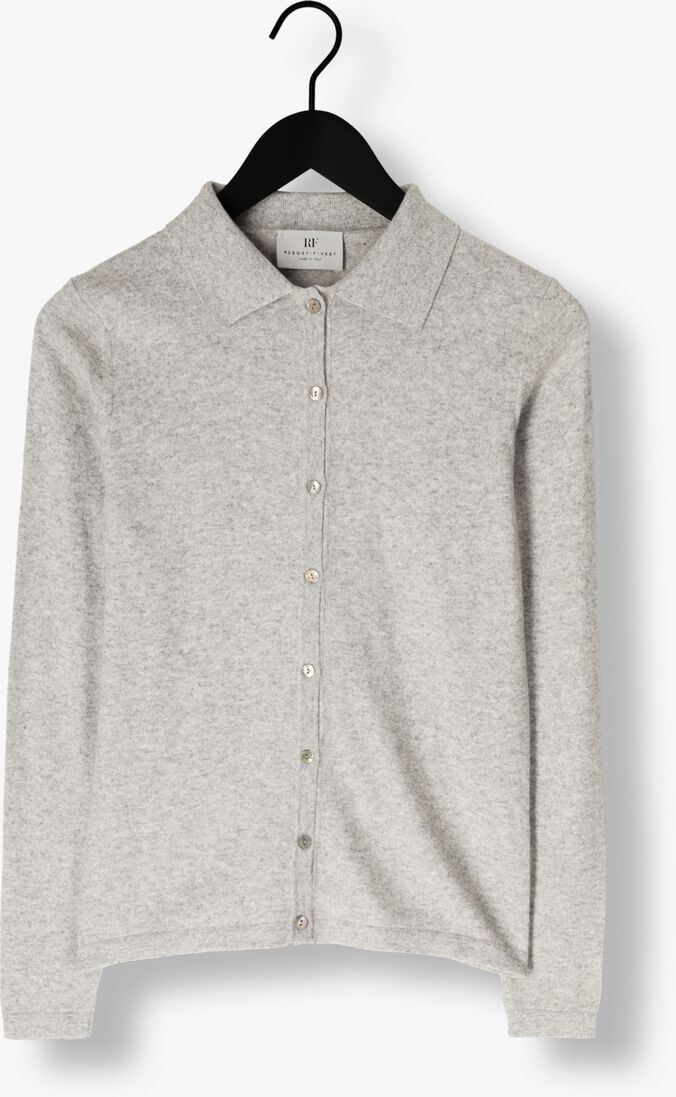 lichtgrijze resort finest vest polo short cardigan