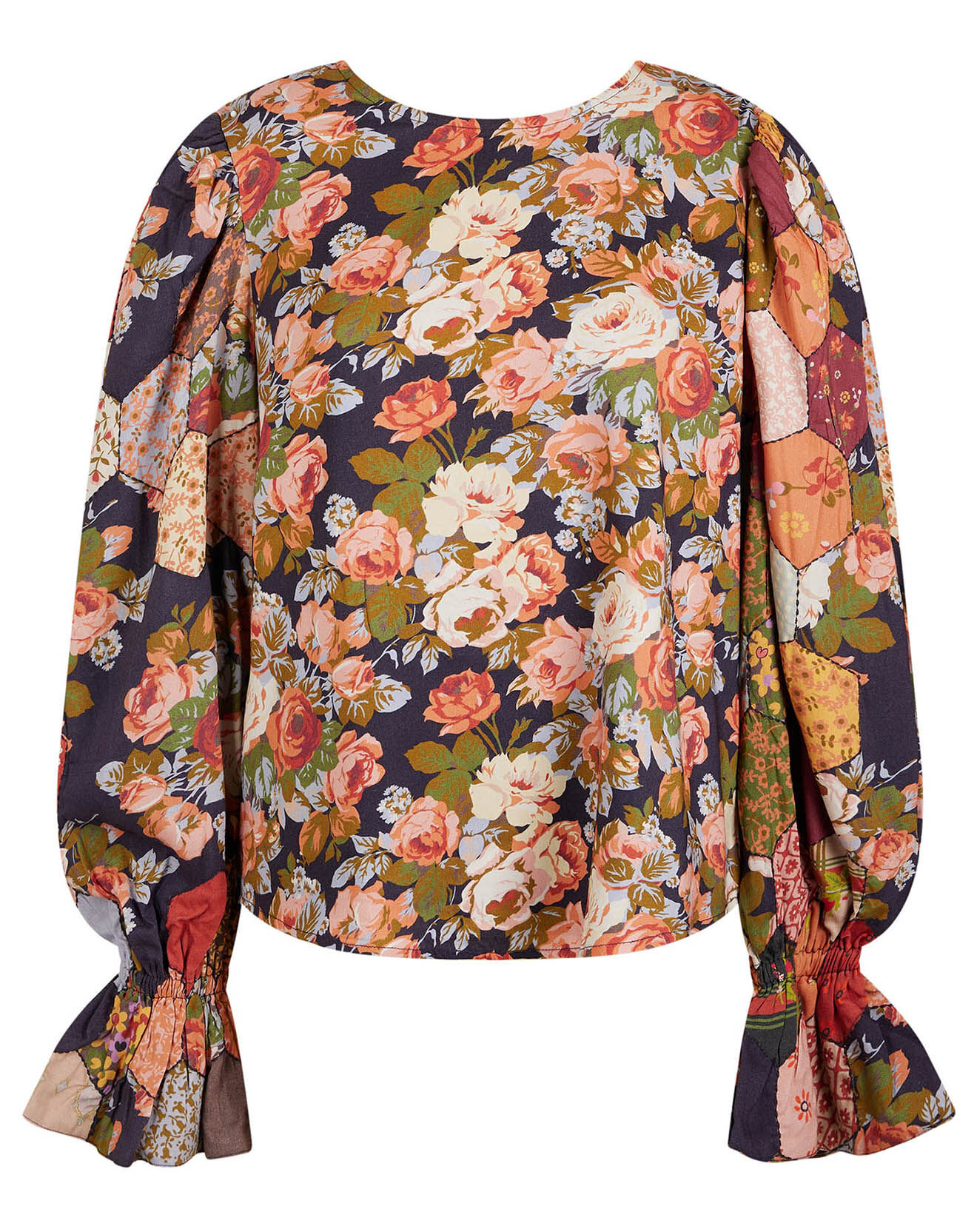 Manoush Blouse Patchwork encre