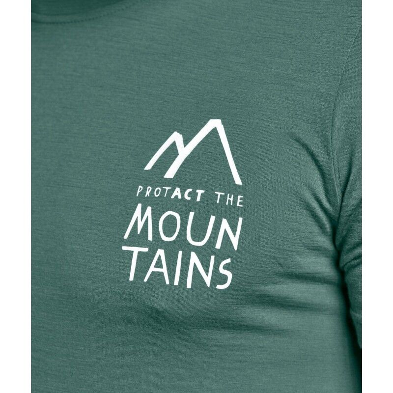 120 Cool Tec Mountain Duo TS - T-shirt en laine mérinos homme