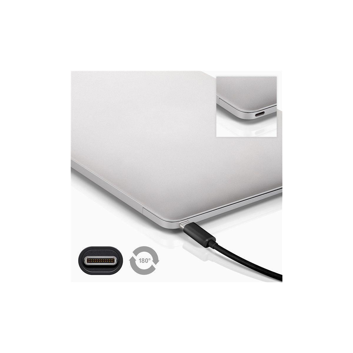 Goobay 38873 USB-C-kabel (USB 3.2 generasjon 2x2, 5A) Svart