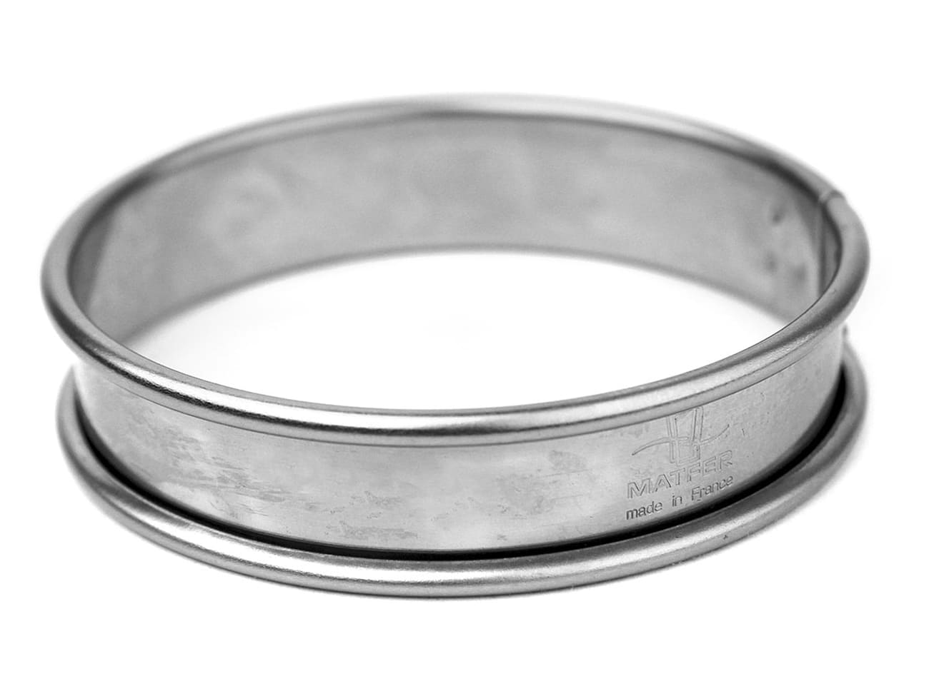 Cercle à tarte inox - ht 1,6 cm - Ø 9 cm - Matfer