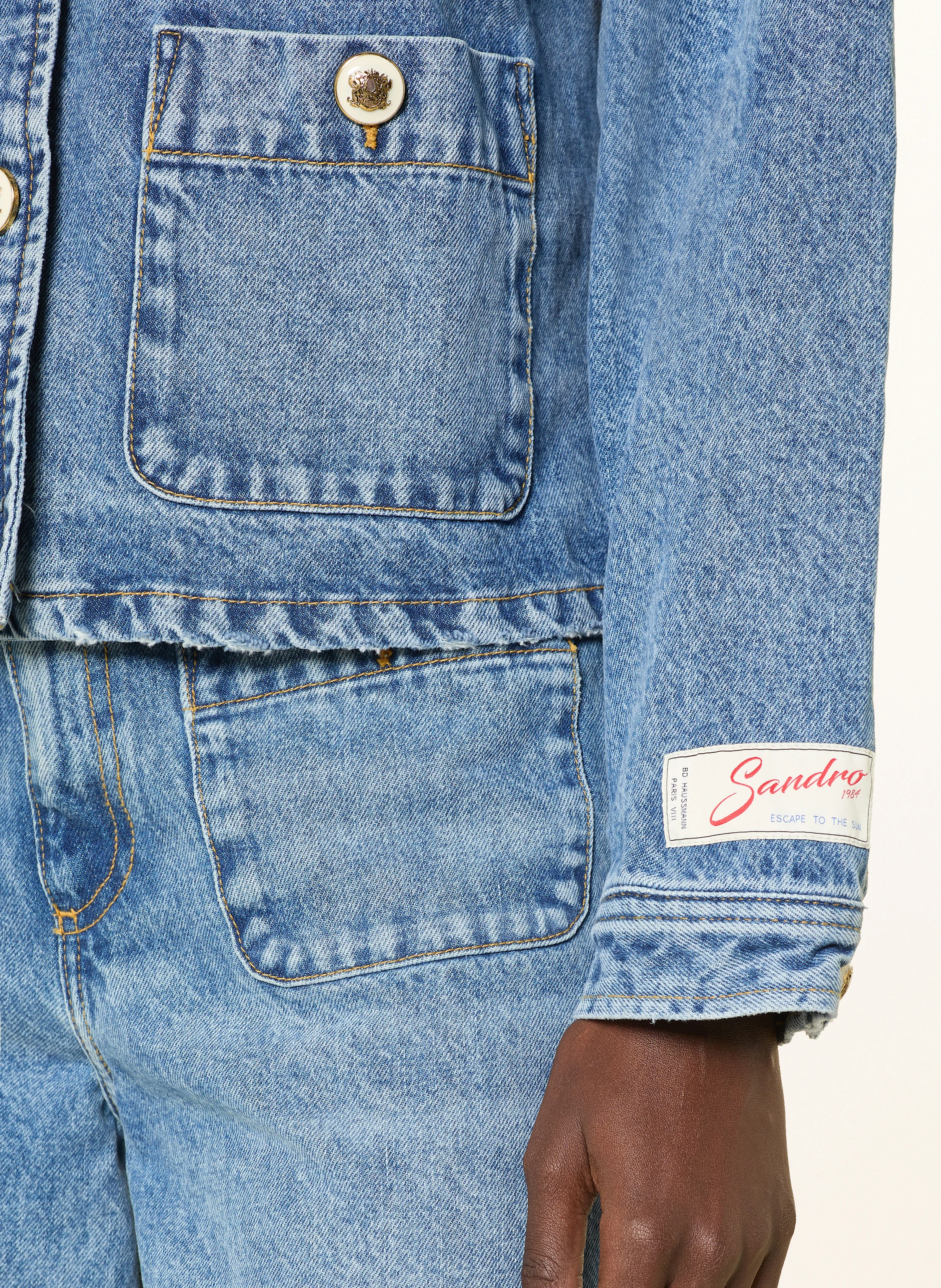 SANDRO Jeansjacke