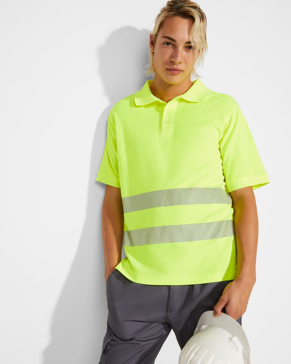 Roly HV9318 - ATRIO Polo technique haute visibilité à manches courtes