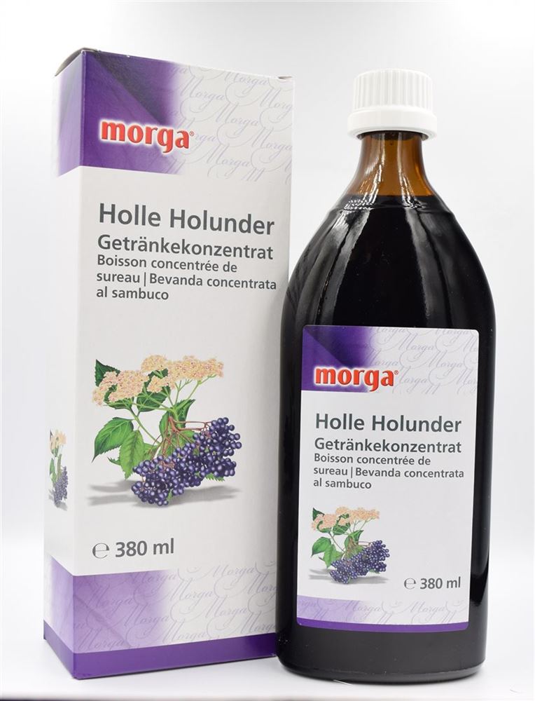 MORGA Holle Holunder<br>380 ml, Flasche