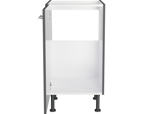 Optifit spoelbakonderkast Ingvar420 BxDxH 45x58,4x87 cm antraciet mat gedemonteerd scharnier omkeerbaar (links of rechts te monteren)