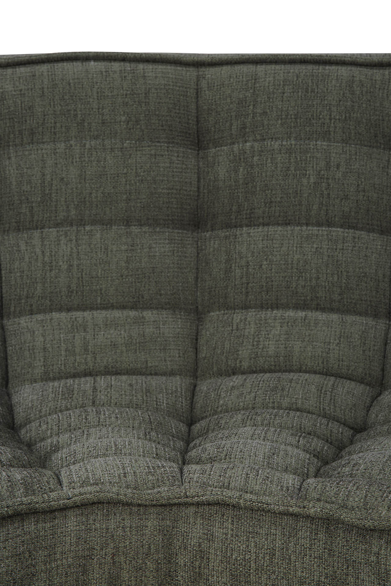 Sofa N701- 90° rond hoekelement - eco stof moss green