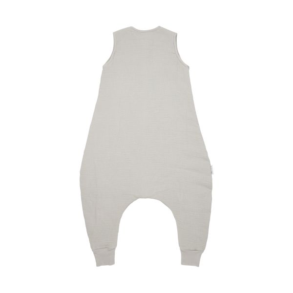 Meyco Baby Uni baby winter slaapoverall jumper - pre-washed hydrofiel - greige - 80cm