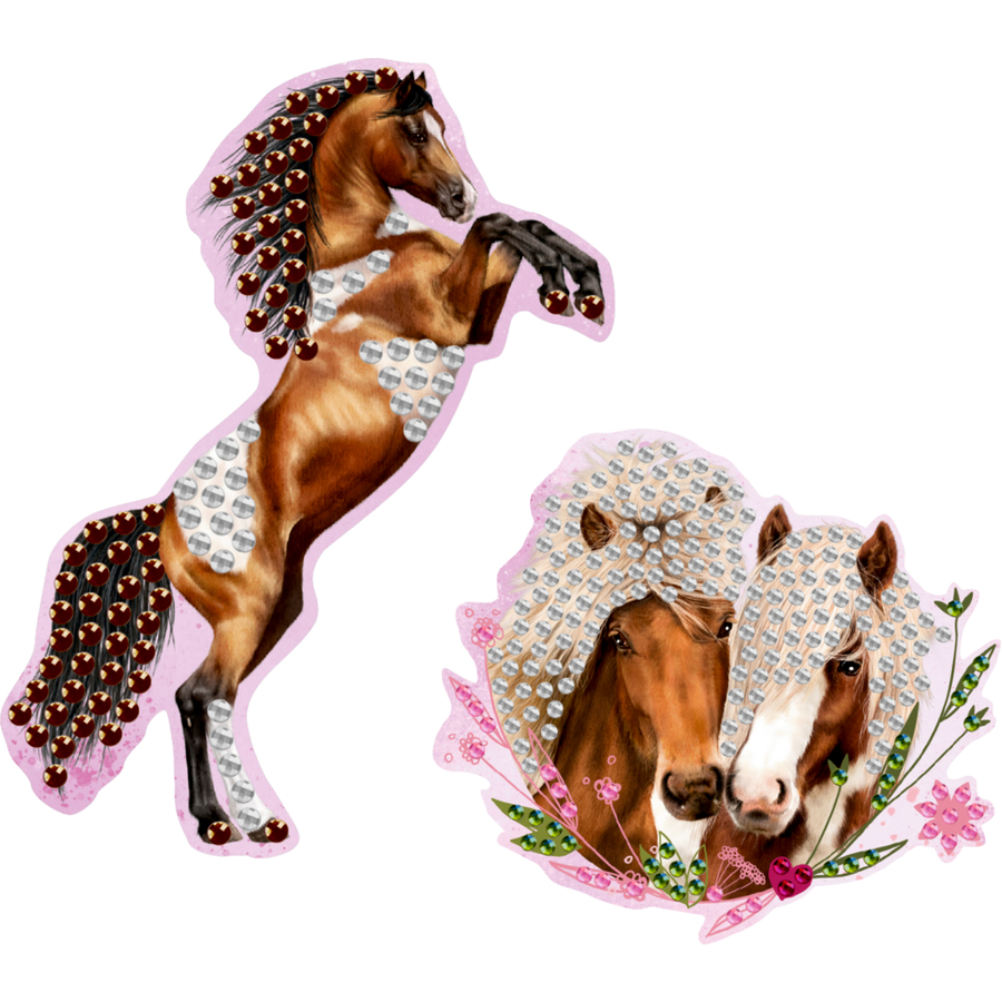 Coppenrath Diamond Painting Sticker - Pferdefreunde