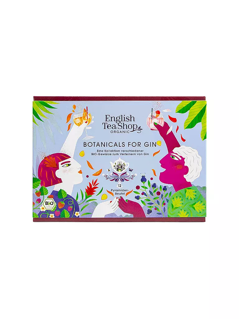 ENGLISH TEA SHOP Geschenkbox Botanicals for Gin 12 Beutel hellblau