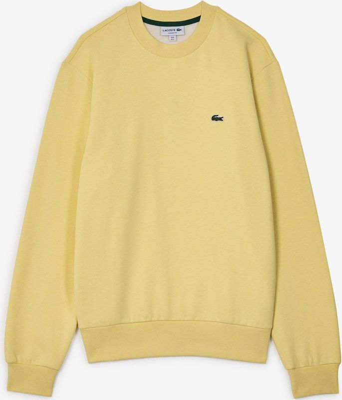 Lacoste Sweat Crew Classic Logo  Geel  Heren