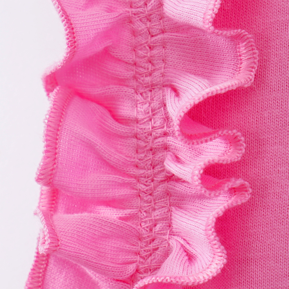 Famy 3 Mädchen Tops im Basic-Look rosa / hellgelb / hellblau