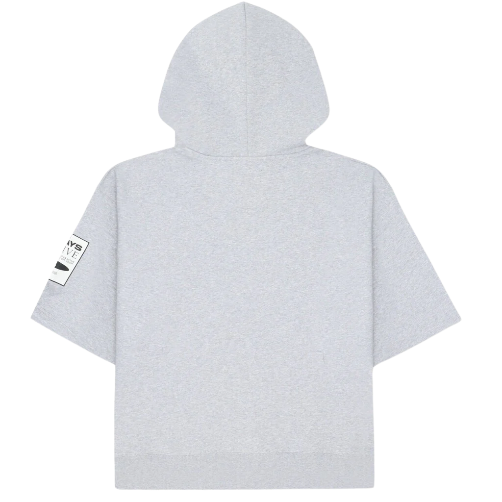 7 DAYS ACTIVE  Short sleeve hoodie - Heather Grey