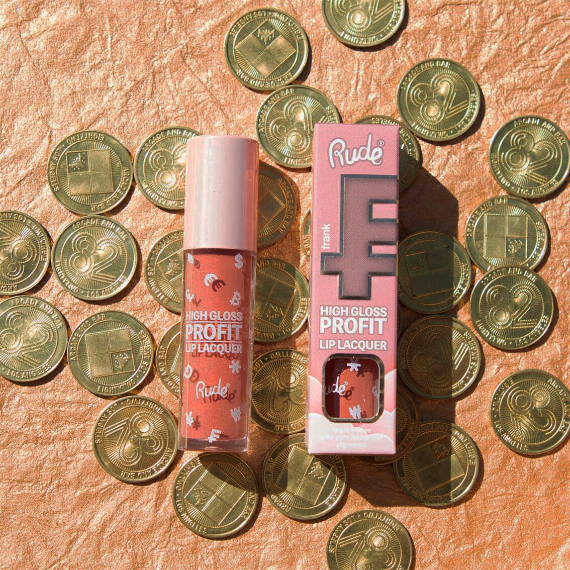 Rude Cosmetics High Gloss Profit Lip Lacquer Frank -