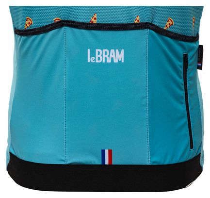 Maillot Manches Courtes LeBram Ravito Bleu Coupe Ajustée