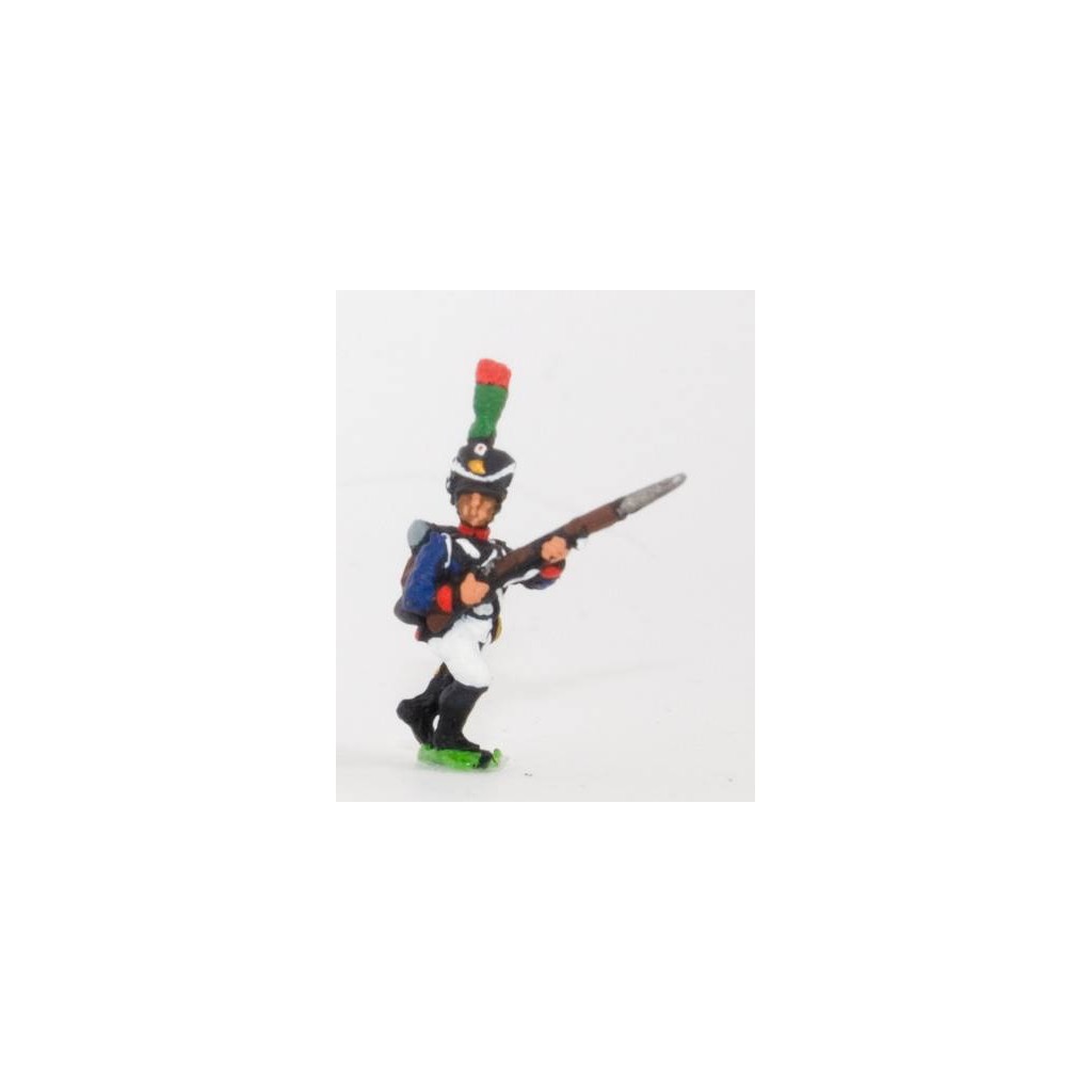 French: Young Guard 1809-1815: TirailleursGrenadiers or TirailleursChasseurs: Advancing with Musket at 45 degrees