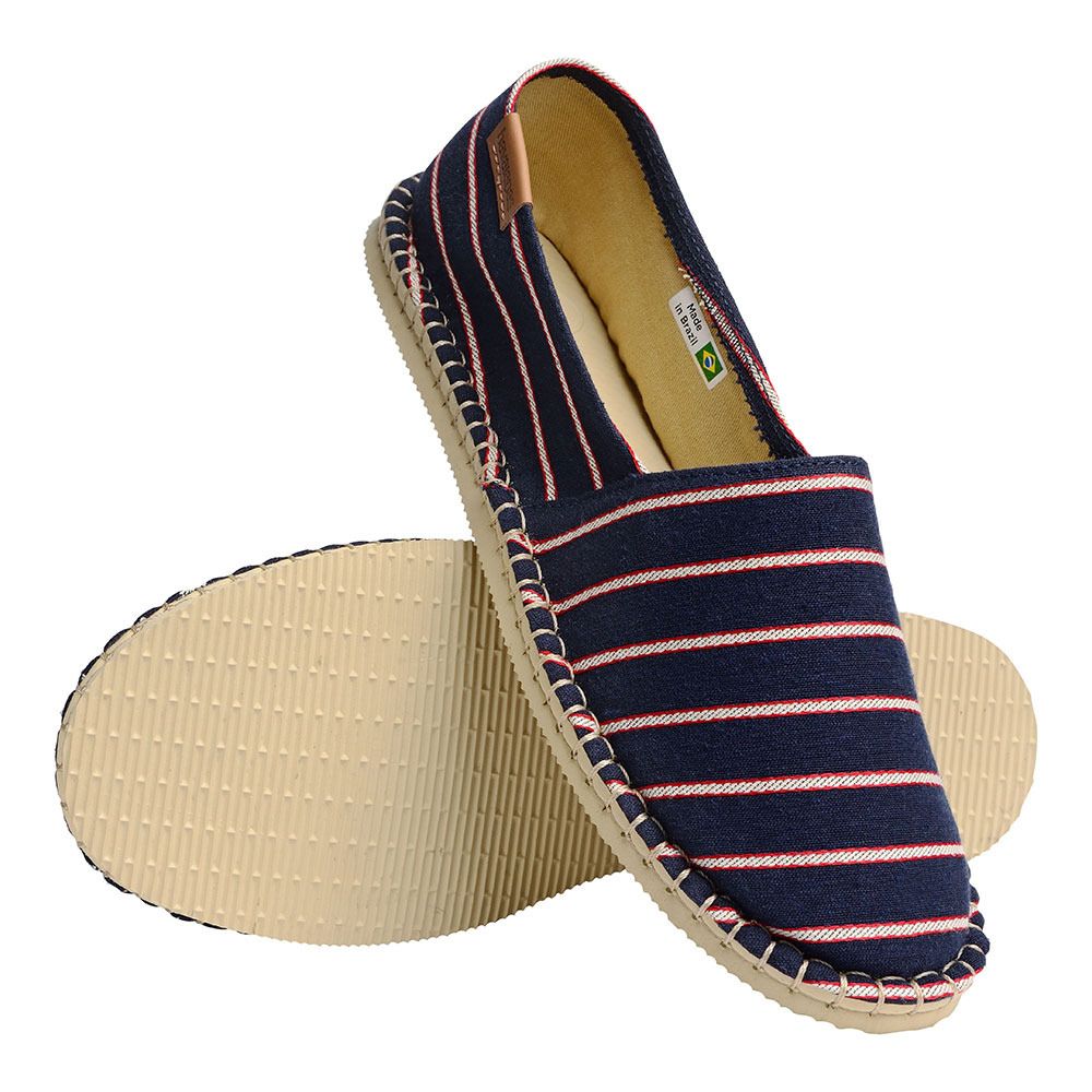 Havaianas ORIGINE IV PRINT - Espadrilles sand/navy blue/red