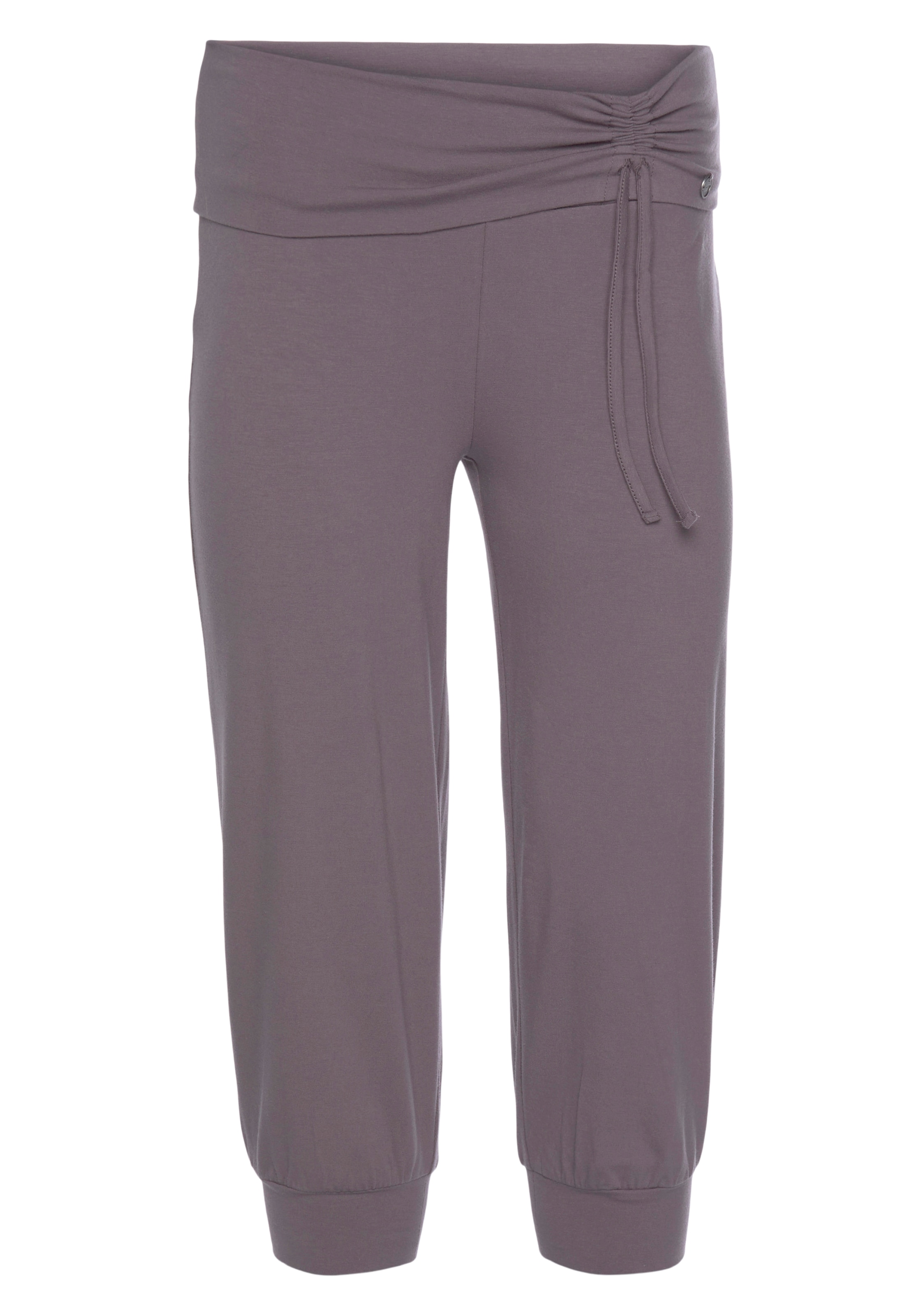 Ocean Sportswear Yogahose »Soulwear - 3/4 Yoga Pants«  Komfortabler Umschlagbund mit seitlicher Raffung