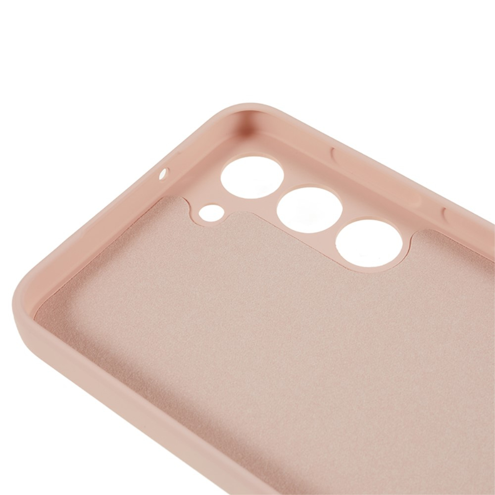 Samsung Galaxy S23 5G Gummi Case Hülle mit Kameraschutz - Rosa (Matt)