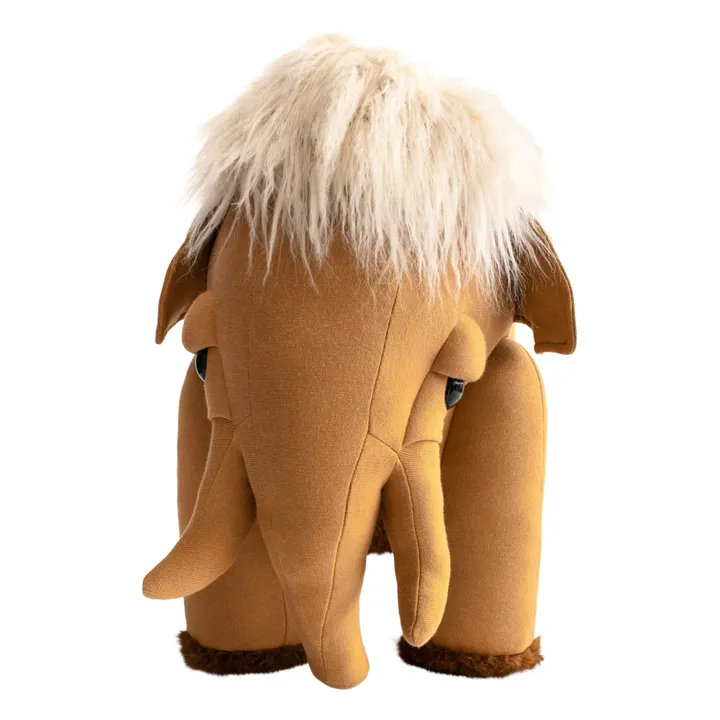 Bigstuffed Peluche géante Mammouth Earth 42 cm | Marron