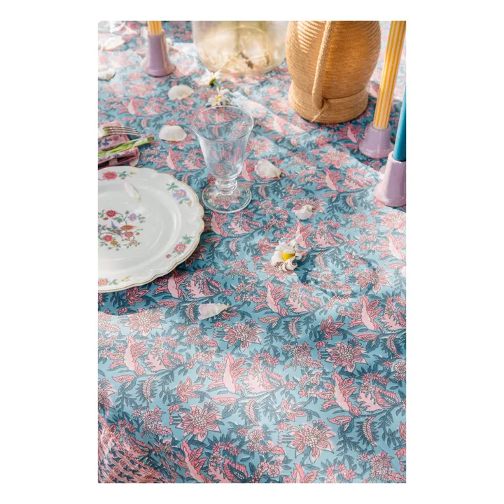 Louise Misha Nappe Carla en coton bio | Bleu